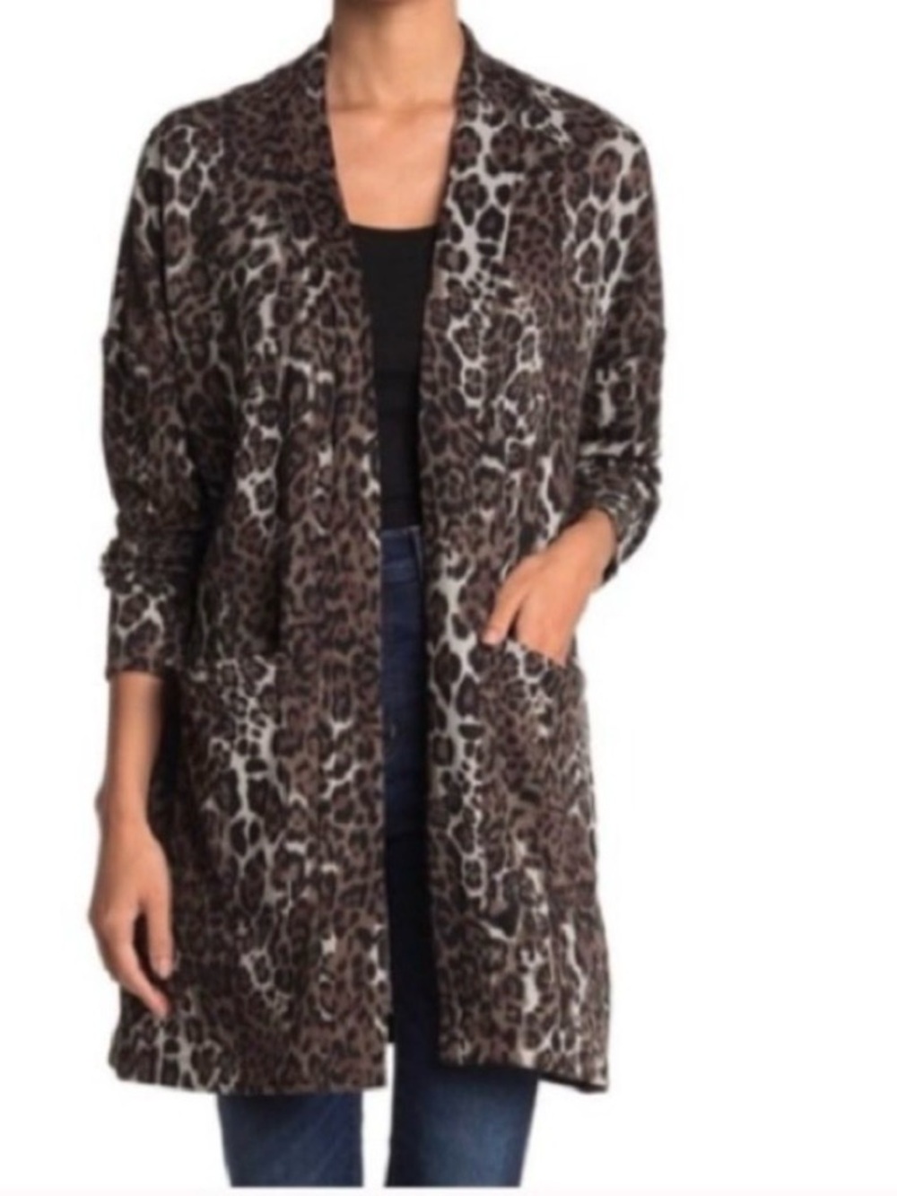 Sanctuary leopard print cardigan